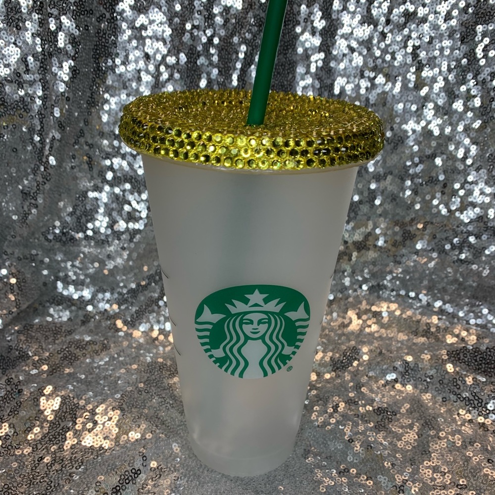 Starbucks bling cold cup.